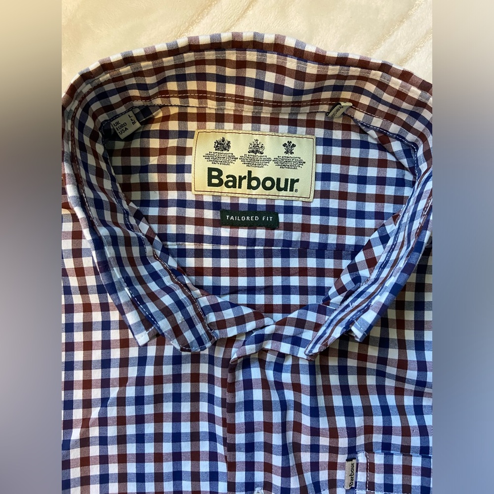 Barbour Tailored Fit Shirt - Size Medium
